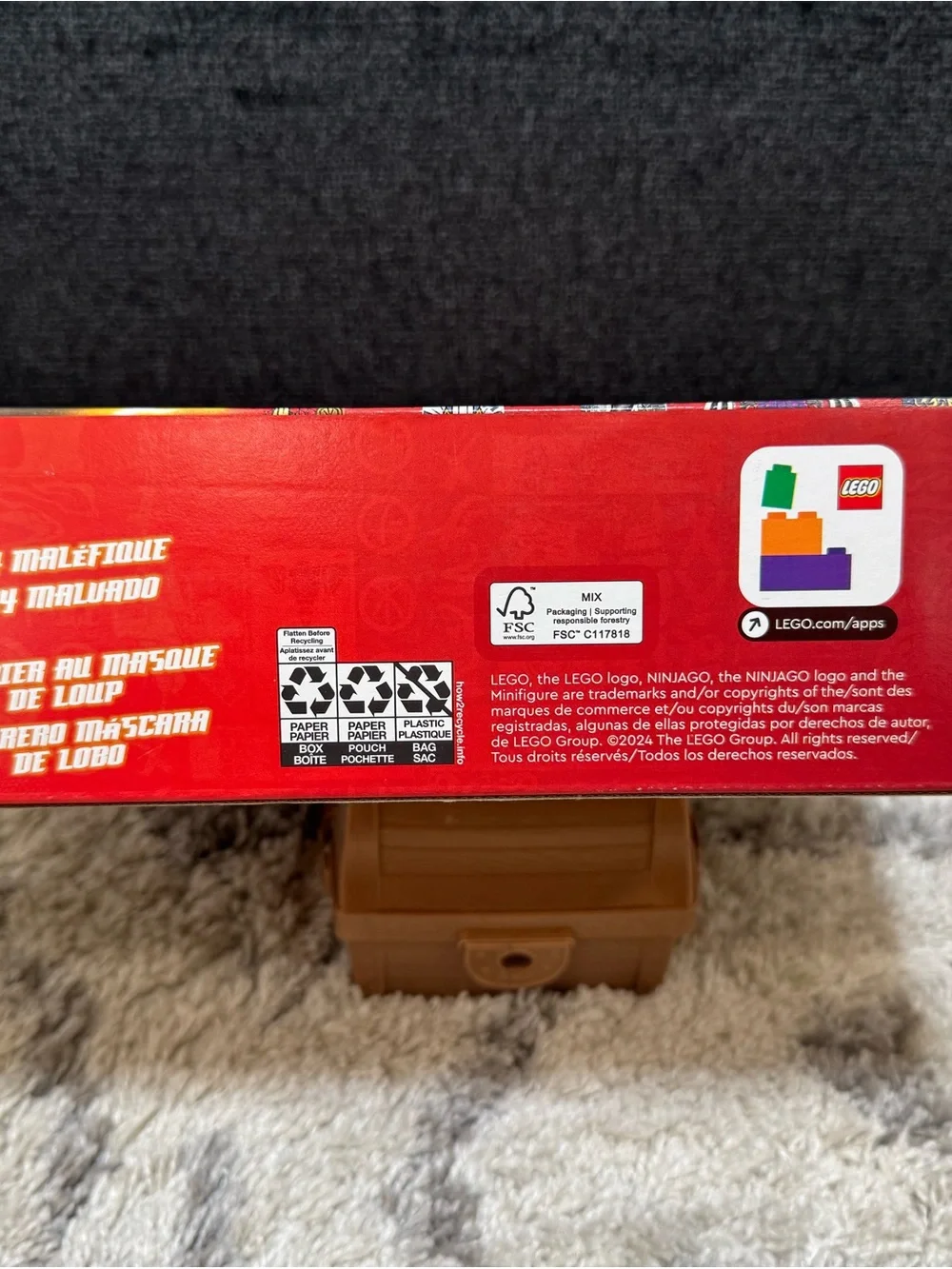Lego Ninjago Dragons Rising Tournament Battle Arena 71818 - Red & Gold